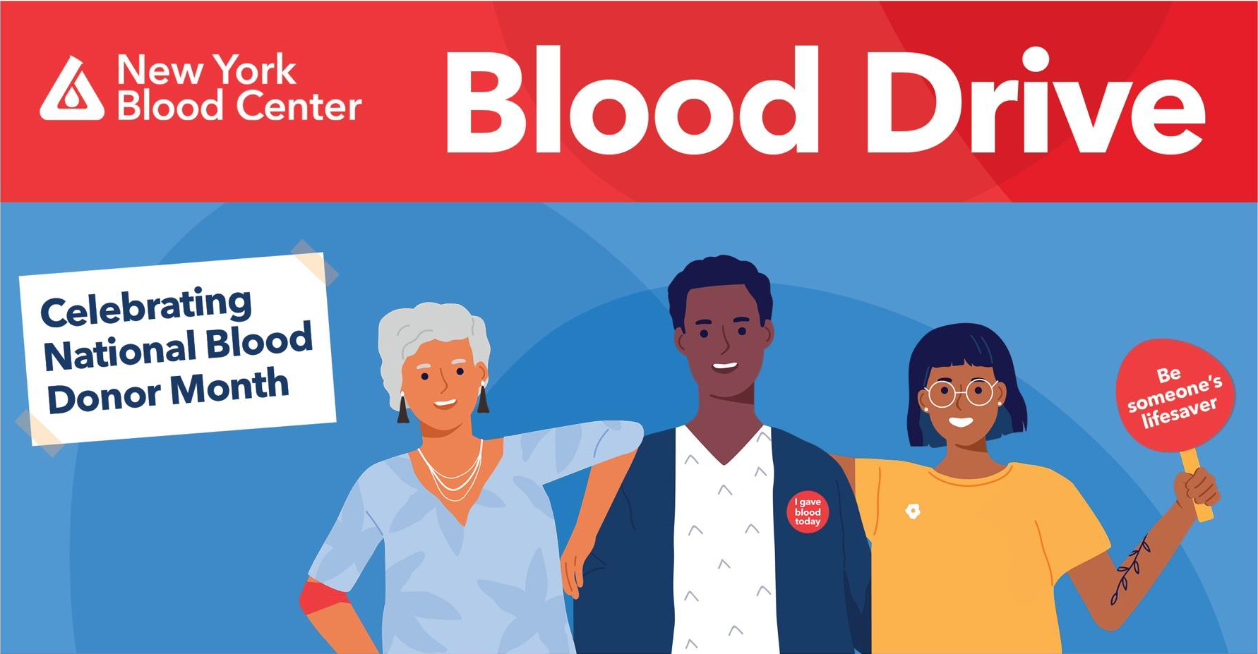 NYBC Blood Drive Banner